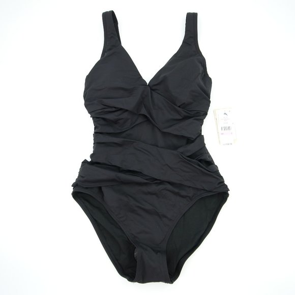 Tommy Bahama Other - NWT Tommy Bahama Black Tummy Control One Piece 6